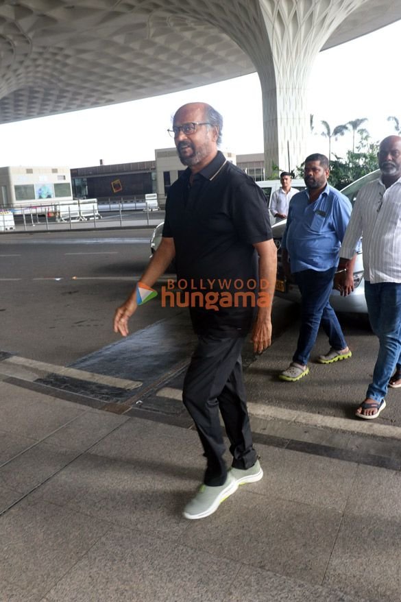 Rajinikanth spotted at the airport
