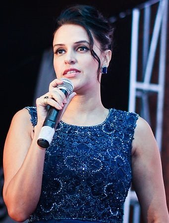 Neha Dhupia, one of the OG gang leaders, speaking on stage in a file photo (not an Episode 4 still)