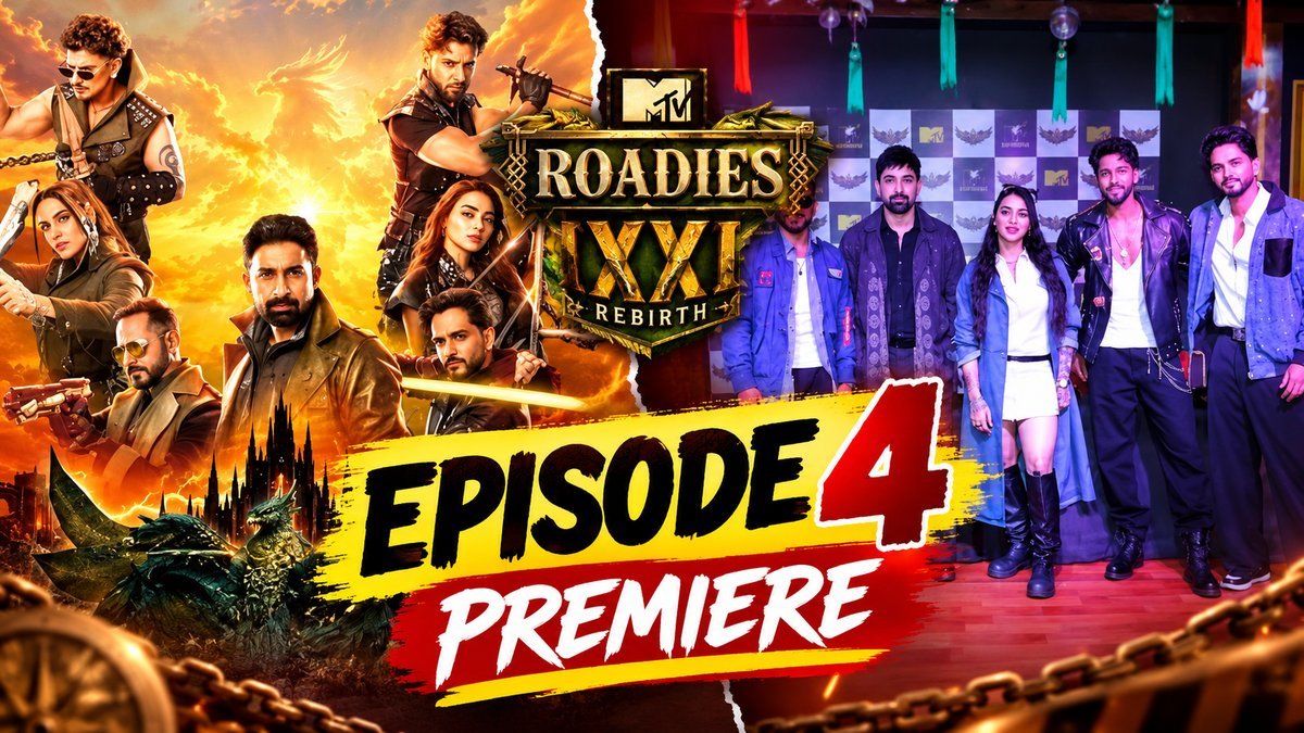 MTV Roadies Rebirth Episode 4 premiere graphic