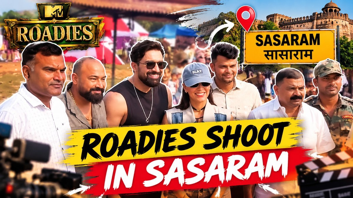 Roadies shoot in Sasaram graphic