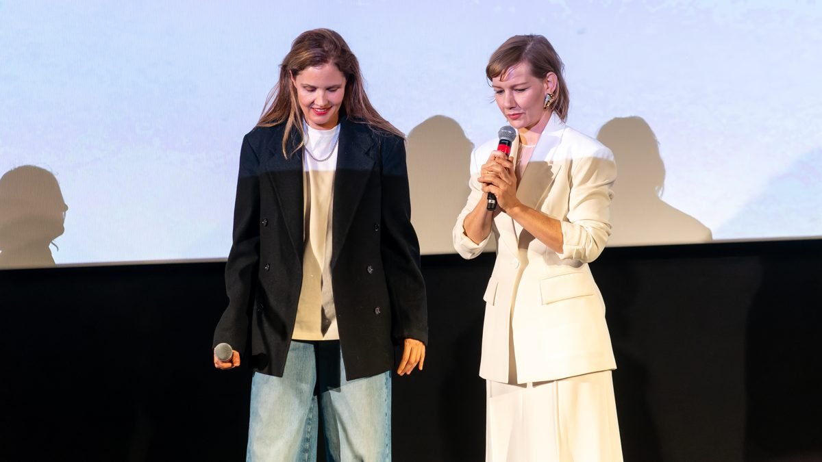 Sandra Hüller at an Anatomy of a Fall event
